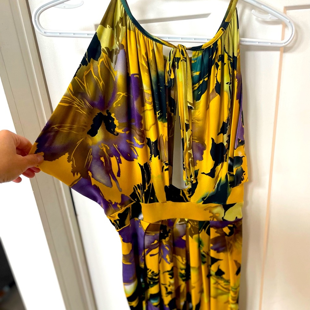 Floral Cut Out Spring Dress